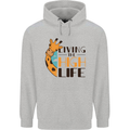 Sorry I'm Late My Alaskan Was Sitting On Me Mens 80% Cotton Hoodie Sports Grey