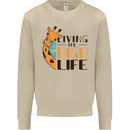 Sorry I'm Late My Alaskan Was Sitting On Me Mens Sweatshirt Jumper Sand