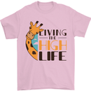 Sorry I'm Late My Alaskan Was Sitting On Me Mens T-Shirt 100% Cotton Light Pink