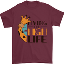 Sorry I'm Late My Alaskan Was Sitting On Me Mens T-Shirt 100% Cotton Maroon