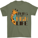 Sorry I'm Late My Alaskan Was Sitting On Me Mens T-Shirt 100% Cotton Military Green