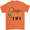 Sorry I'm Late My Alaskan Was Sitting On Me Mens T-Shirt 100% Cotton Orange