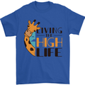 Sorry I'm Late My Alaskan Was Sitting On Me Mens T-Shirt 100% Cotton Royal Blue