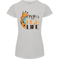 Sorry I'm Late My Alaskan Was Sitting On Me Womens Petite Cut T-Shirt Sports Grey