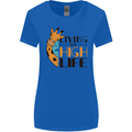Sorry I'm Late My Alaskan Was Sitting On Me Womens Wider Cut T-Shirt Royal Blue