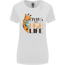 Sorry I'm Late My Alaskan Was Sitting On Me Womens Wider Cut T-Shirt White