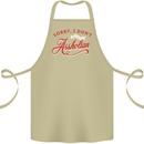 Sorry, I Don't Speak Assholian Funny Slogan Cotton Apron 100% Organic Khaki