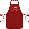 Sorry, I Don't Speak Assholian Funny Slogan Cotton Apron 100% Organic Maroon