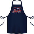 Sorry, I Don't Speak Assholian Funny Slogan Cotton Apron 100% Organic Navy Blue