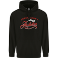 Sorry, I Don't Speak Assholian Funny Slogan Mens 80% Cotton Hoodie Black