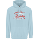 Sorry, I Don't Speak Assholian Funny Slogan Mens 80% Cotton Hoodie Light Blue