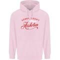 Sorry, I Don't Speak Assholian Funny Slogan Mens 80% Cotton Hoodie Light Pink