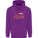 Sorry, I Don't Speak Assholian Funny Slogan Mens 80% Cotton Hoodie Purple