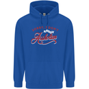 Sorry, I Don't Speak Assholian Funny Slogan Mens 80% Cotton Hoodie Royal Blue