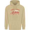 Sorry, I Don't Speak Assholian Funny Slogan Mens 80% Cotton Hoodie Sand