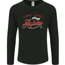 Sorry, I Don't Speak Assholian Funny Slogan Mens Long Sleeve T-Shirt Black