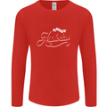 Sorry, I Don't Speak Assholian Funny Slogan Mens Long Sleeve T-Shirt Red
