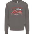 Sorry, I Don't Speak Assholian Funny Slogan Mens Sweatshirt Jumper Charcoal