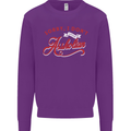 Sorry, I Don't Speak Assholian Funny Slogan Mens Sweatshirt Jumper Purple