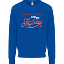 Sorry, I Don't Speak Assholian Funny Slogan Mens Sweatshirt Jumper Royal Blue