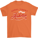 Sorry, I Don't Speak Assholian Funny Slogan Mens T-Shirt Cotton Gildan Orange
