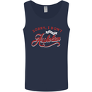 Sorry, I Don't Speak Assholian Funny Slogan Mens Vest Tank Top Navy Blue