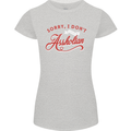 Sorry, I Don't Speak Assholian Funny Slogan Womens Petite Cut T-Shirt Sports Grey