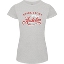 Sorry, I Don't Speak Assholian Funny Slogan Womens Petite Cut T-Shirt Sports Grey