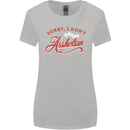 Sorry, I Don't Speak Assholian Funny Slogan Womens Wider Cut T-Shirt Sports Grey