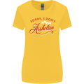 Sorry, I Don't Speak Assholian Funny Slogan Womens Wider Cut T-Shirt Yellow