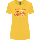 Sorry, I Don't Speak Assholian Funny Slogan Womens Wider Cut T-Shirt Yellow