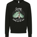 Sorry for What I Said Funny Camping Tent Mens Sweatshirt Jumper Black