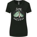 Sorry for What I Said Funny Camping Tent Womens Wider Cut T-Shirt Black
