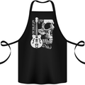 Soul of Life Skull Rock Heavy Metal Guitar Cotton Apron 100% Organic Black