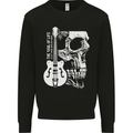 Soul of Life Skull Rock Heavy Metal Guitar Mens Sweatshirt Jumper Black