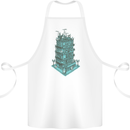 Sound Zone Music DJ DJing HI-FI Festival Cotton Apron 100% Organic White