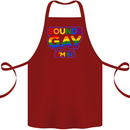Sounds Gay I'm in Funny LGBT Cotton Apron 100% Organic Maroon