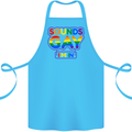Sounds Gay I'm in Funny LGBT Cotton Apron 100% Organic Turquoise
