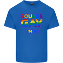 Sounds Gay I'm in Funny LGBT Kids T-Shirt Childrens Royal Blue