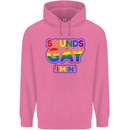 Sounds Gay I'm in Funny LGBT Mens 80% Cotton Hoodie Azelea