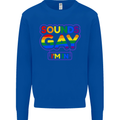 Sounds Gay I'm in Funny LGBT Mens Sweatshirt Jumper Royal Blue