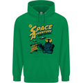 Space Adventure Astronaut Childrens Kids Hoodie Irish Green