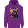 Space Adventure Astronaut Childrens Kids Hoodie Purple