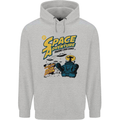 Space Adventure Astronaut Childrens Kids Hoodie Sports Grey