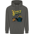 Space Adventure Astronaut Childrens Kids Hoodie Storm Grey