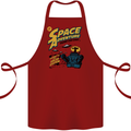 Space Adventure Astronaut Cotton Apron 100% Organic Maroon