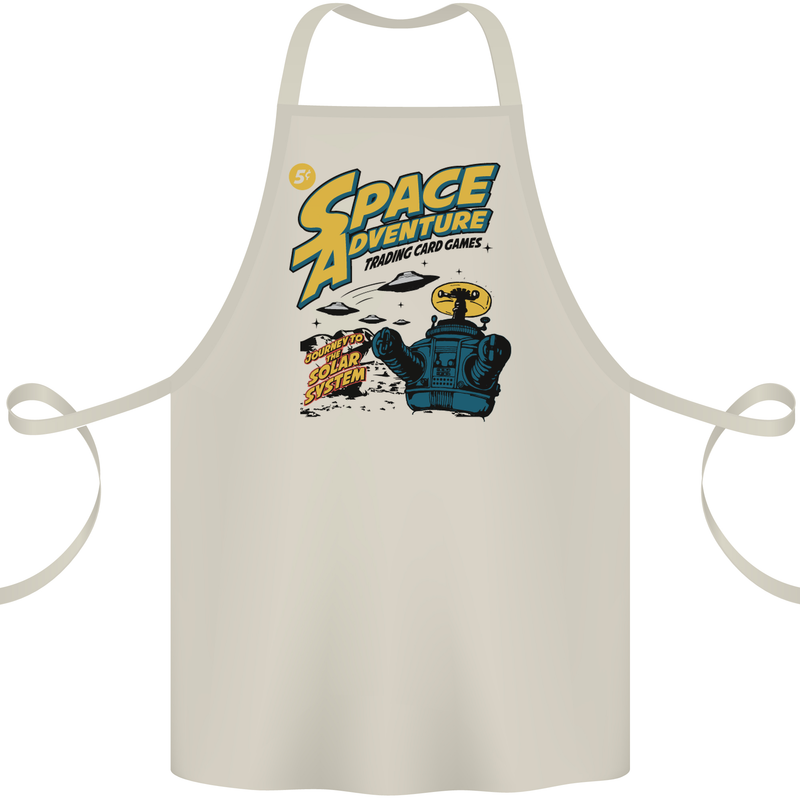 Space Adventure Astronaut Cotton Apron 100% Organic Natural