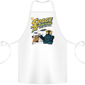 Space Adventure Astronaut Cotton Apron 100% Organic White