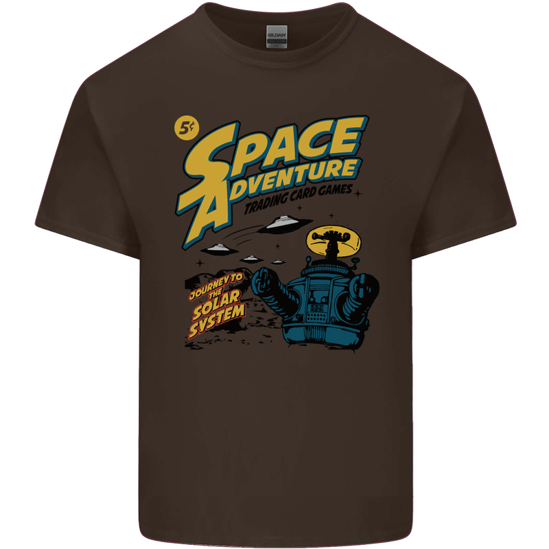 Space Adventure Astronaut Kids T-Shirt Childrens Chocolate