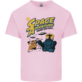 Space Adventure Astronaut Kids T-Shirt Childrens Light Pink